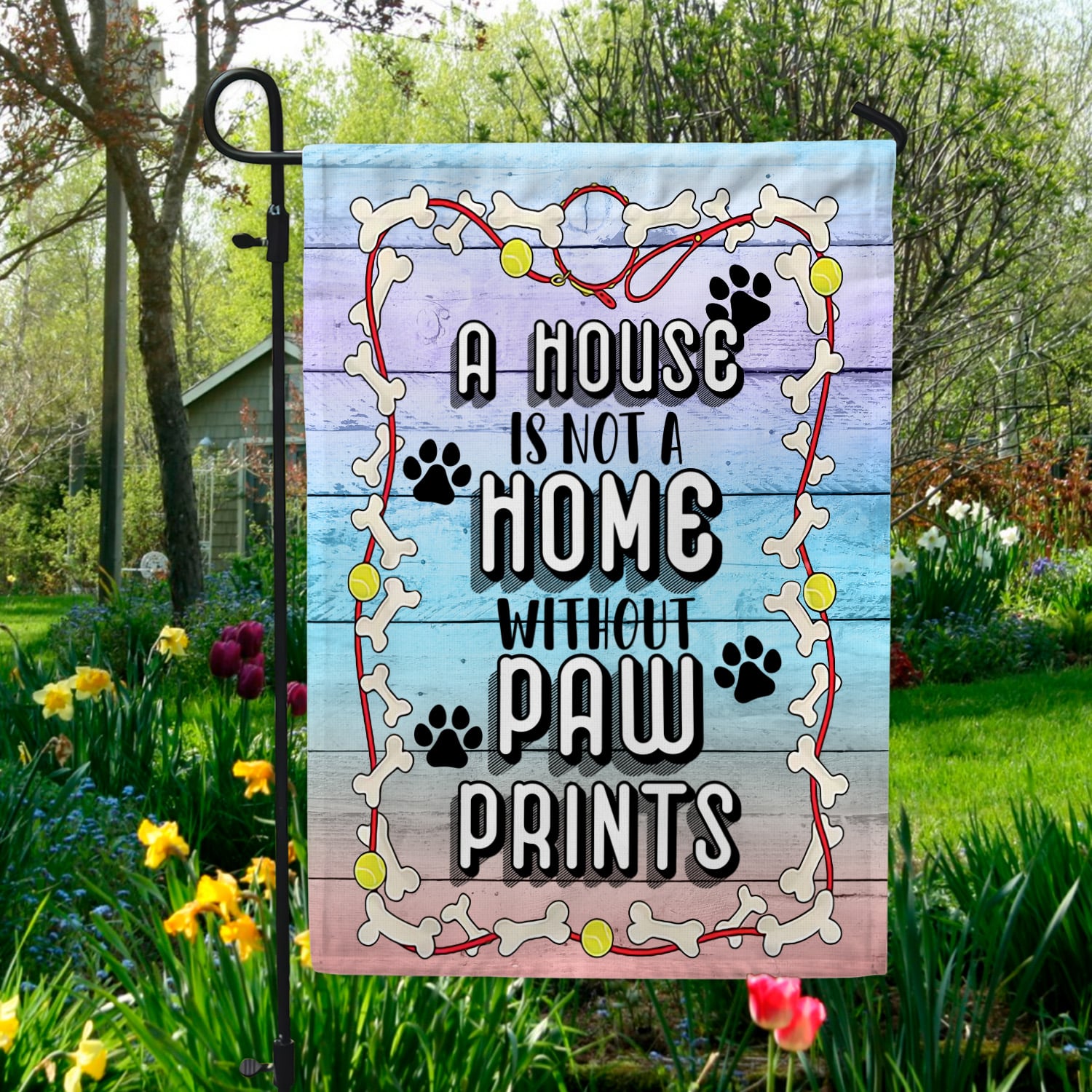 6MH. Paw Home 30x40 Garden Flag Mockup 5