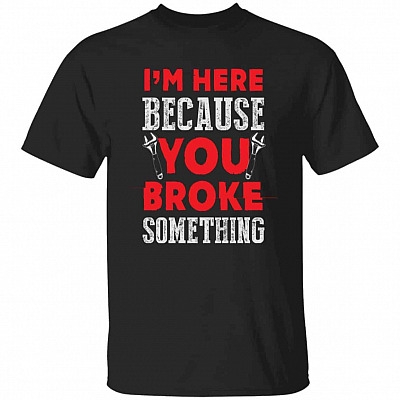 broke, Black, Unisex T-Shirt