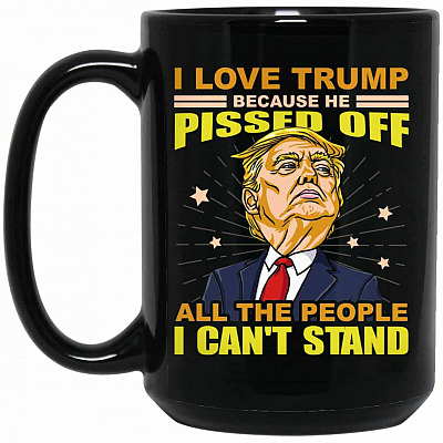 15 oz. Black Mug