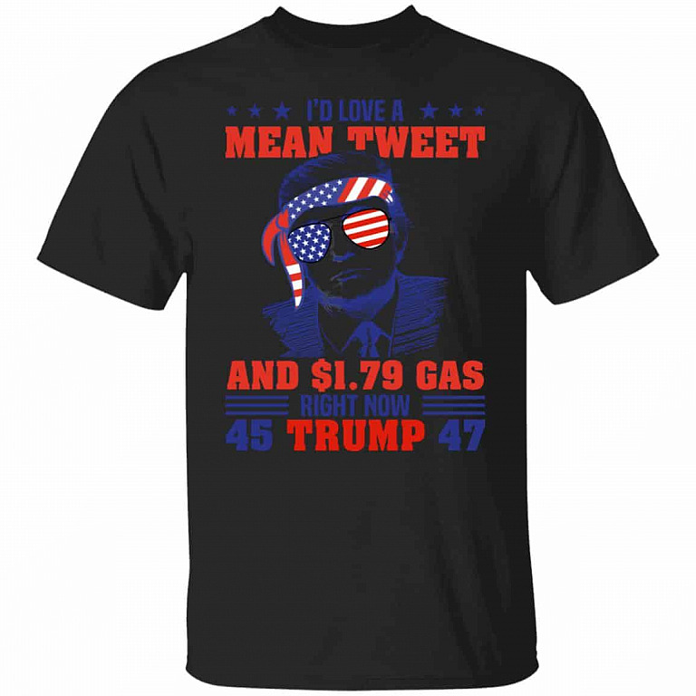 I'd Love a Meantweets, Black, Unisex T-Shirt