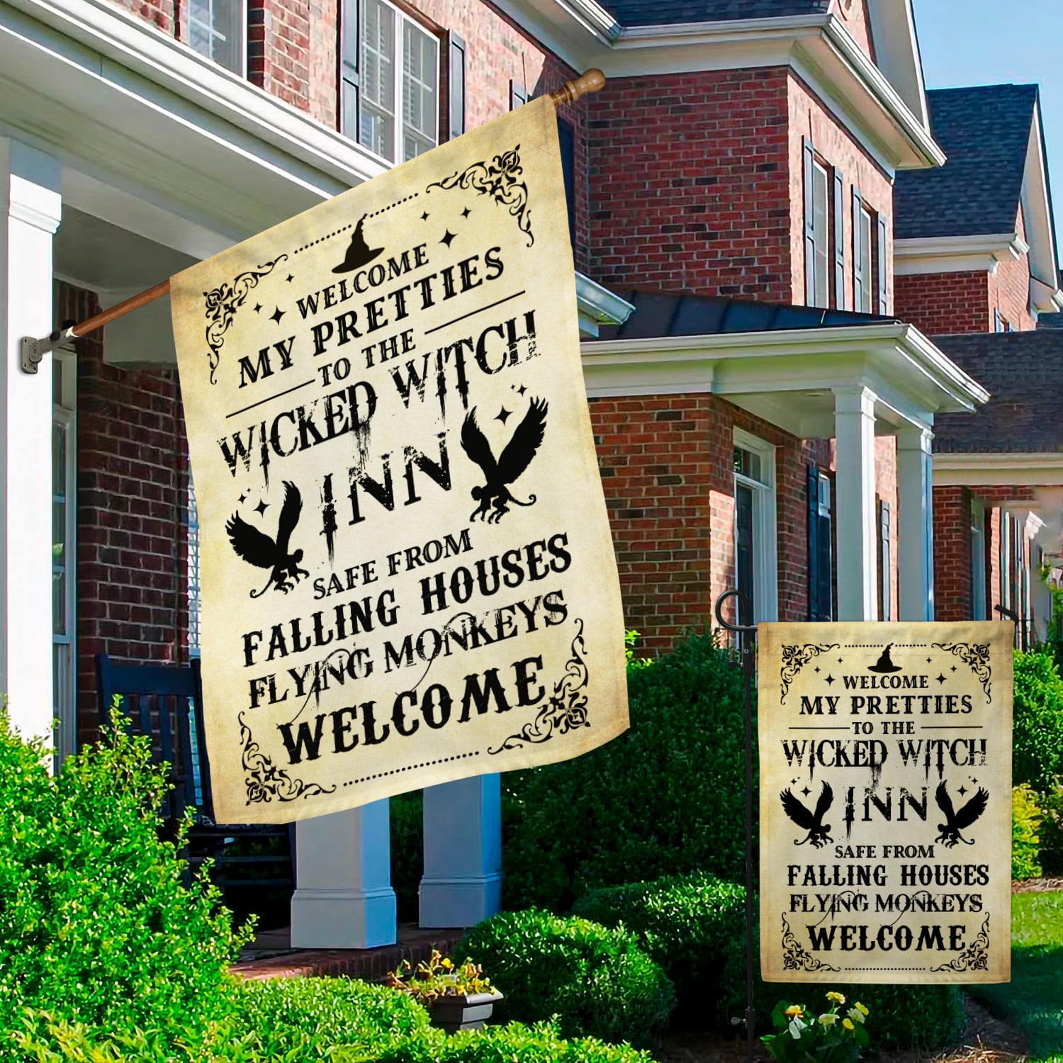 4LV. Wicked Witch Inn Garden & House Mockup 2