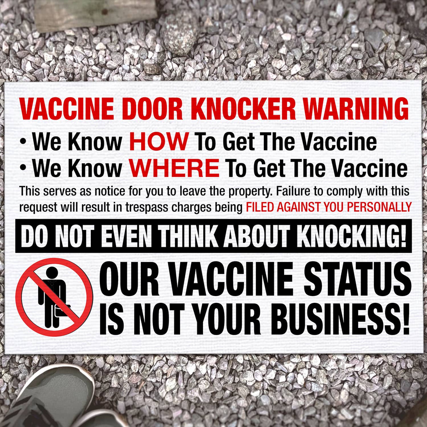 2O. Vaccine Door Doormat Mockup 13