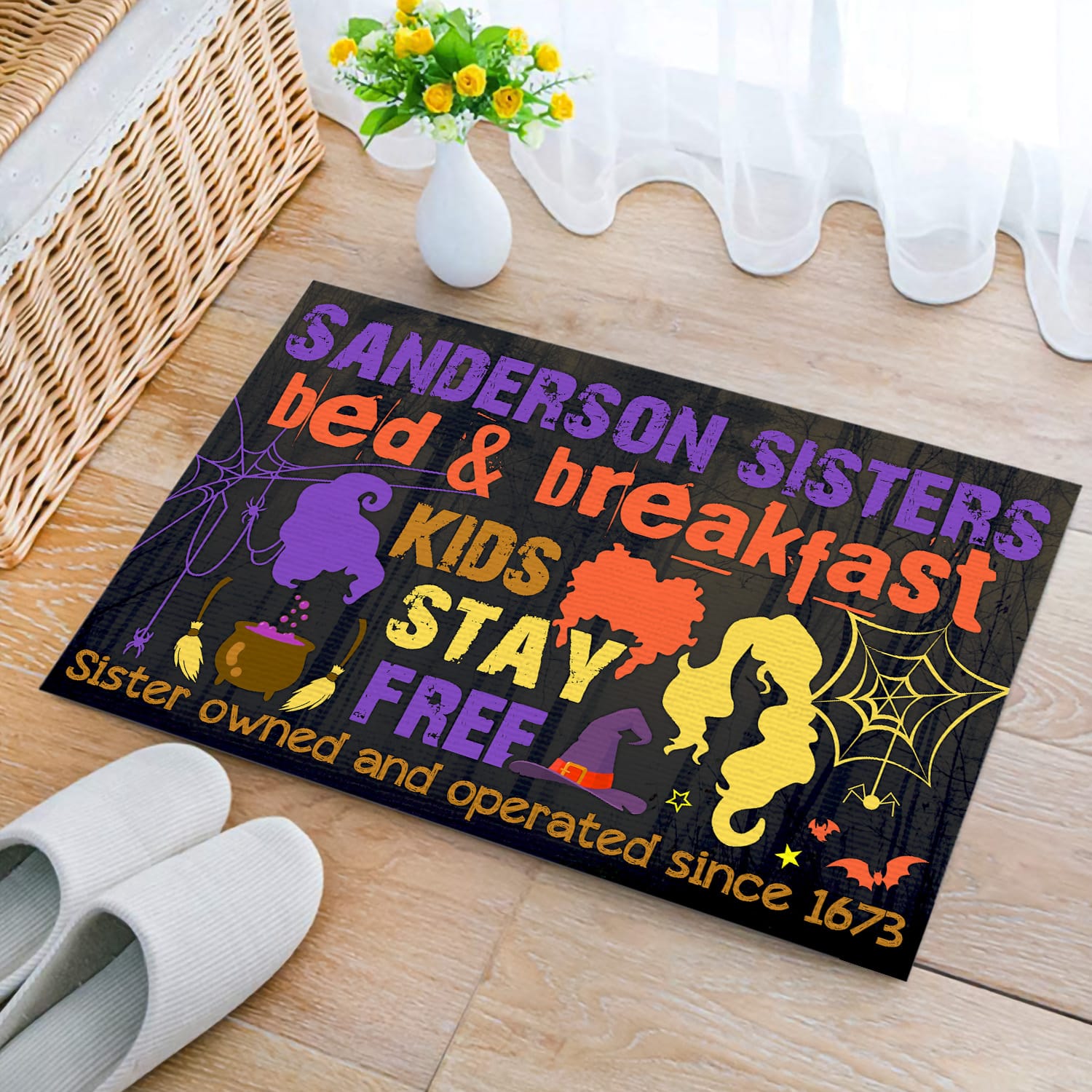 9UT. Sanderson Sister (6) Doormat mockup 2