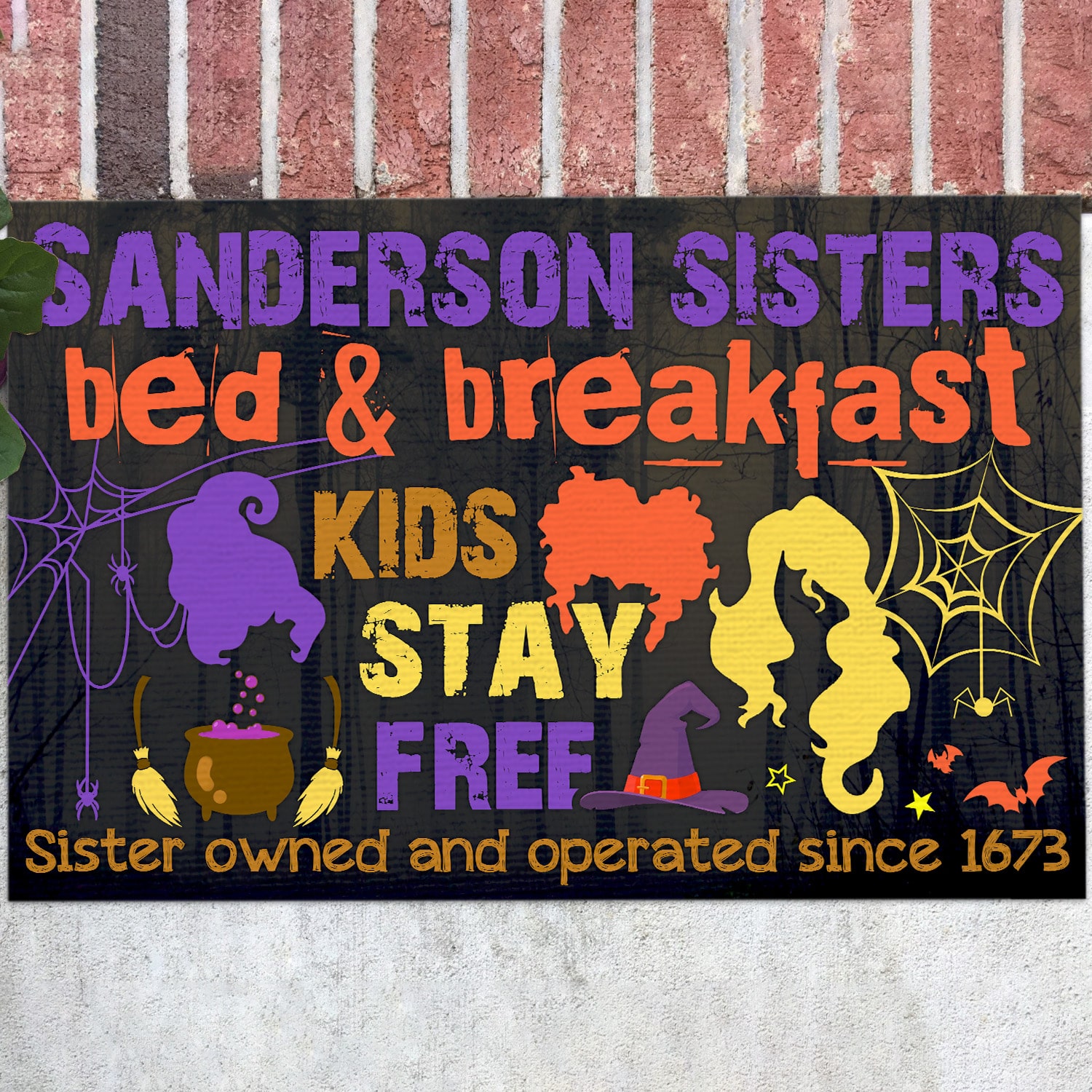 9UT. Sanderson Sister (6) Doormat mockup 12