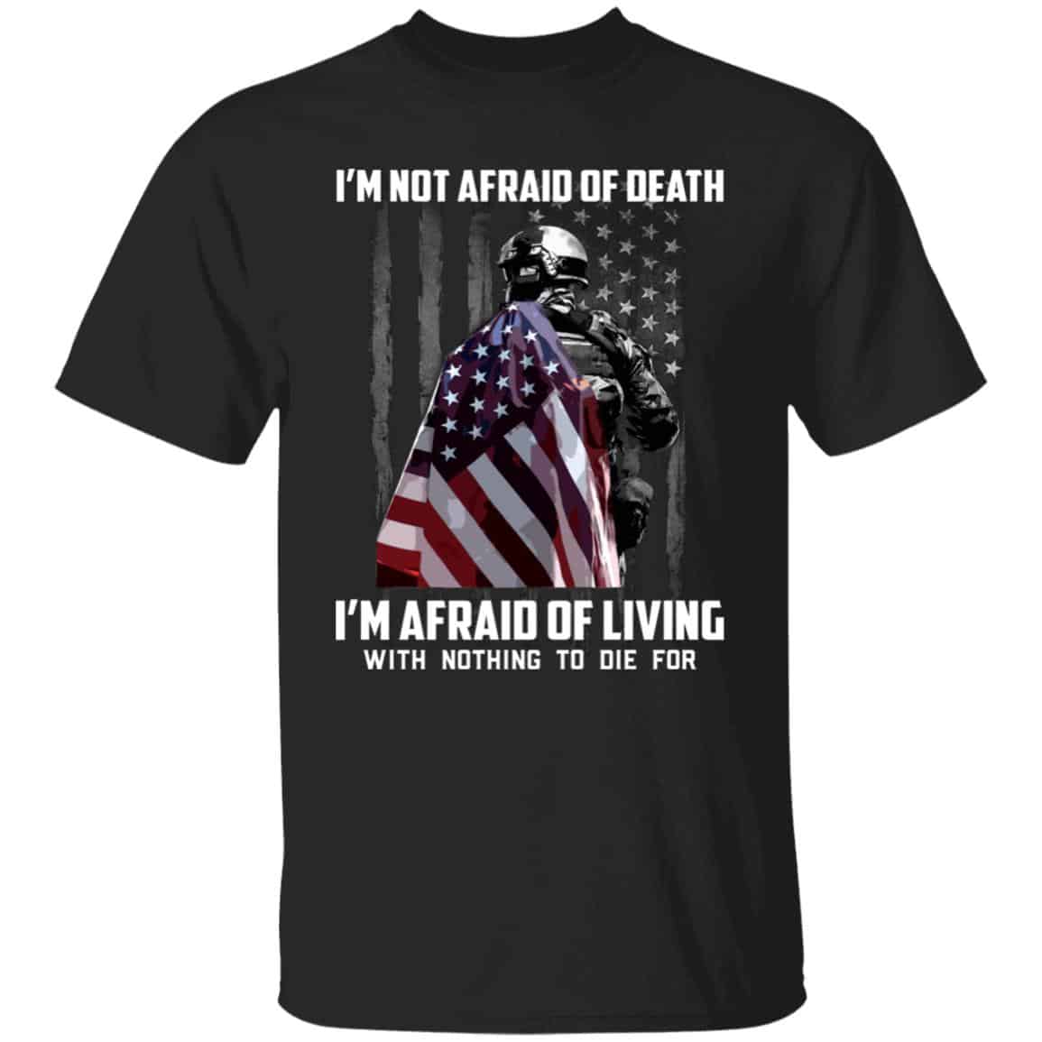 Not Afraid Shirt, Black, Unisex T-Shirt