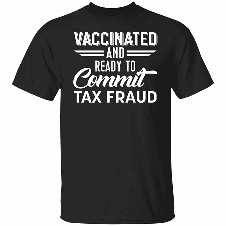 Vaccinated And Ready To, Black, Unisex T-Shirt