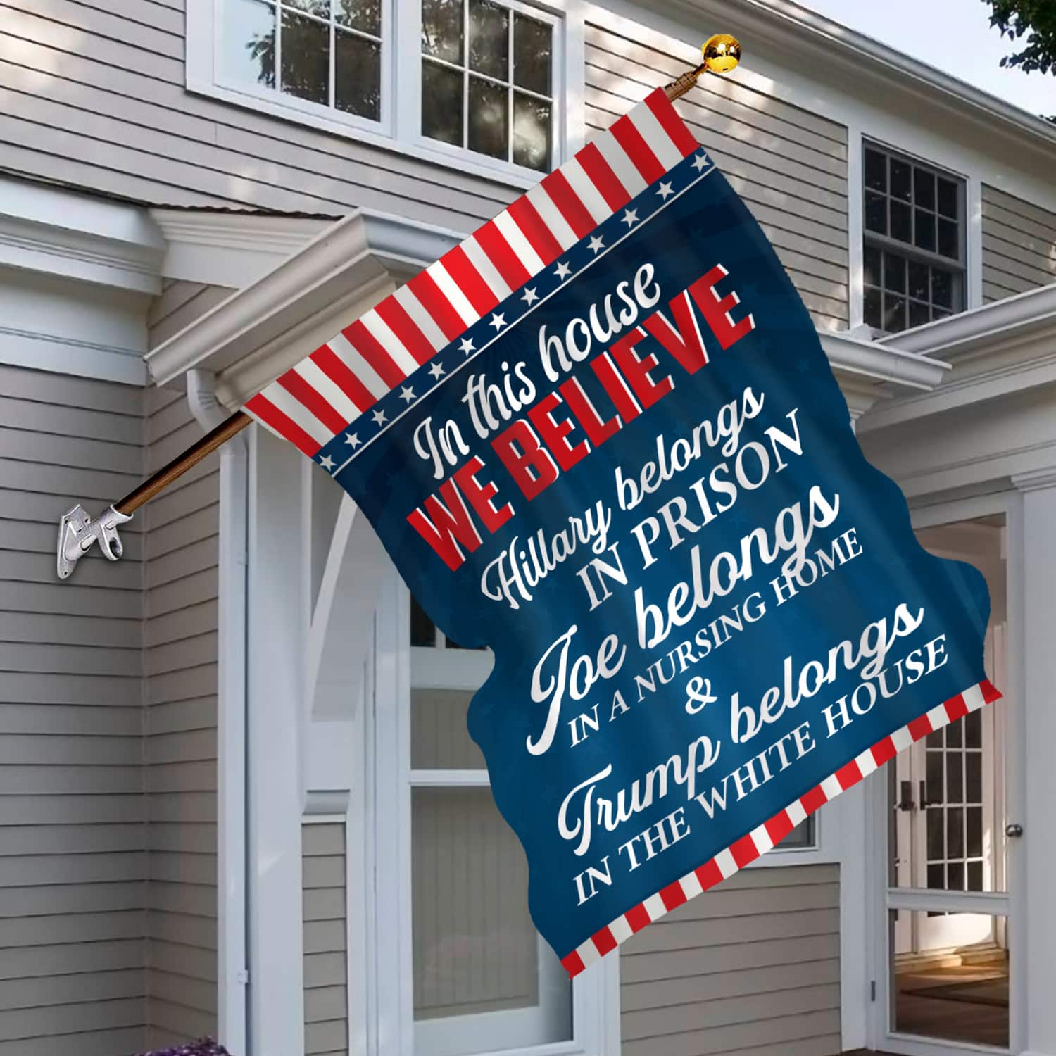 10MH. Hilary Joe Trump 30X40 House Flag Mockup 6