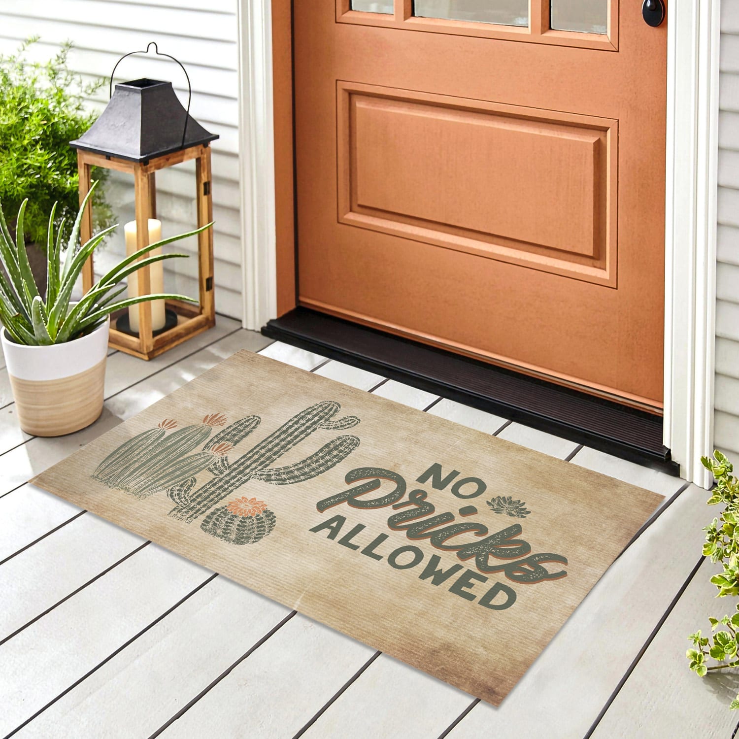 7MH. No Pricks Allowed Doormat mockup 8