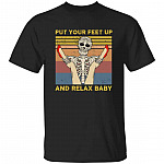feet, Black, Unisex T-Shirt