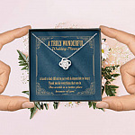 A Truly Wonderful Wedding Planner Is Hard To Find Love Knot Necklace - Event Planner Wedding Coordinator Gift