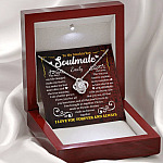 Personalized to My Smokin' Hot Soulmate the Day I Met You My Life Changed Love Knot Pendant Necklace