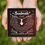 Personalized to My Smokin' Hot Soulmate the Day I Met You My Life Changed Alluring Pendant Necklace