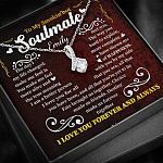 Personalized to My Smokin' Hot Soulmate the Day I Met You My Life Changed Alluring Pendant Necklace