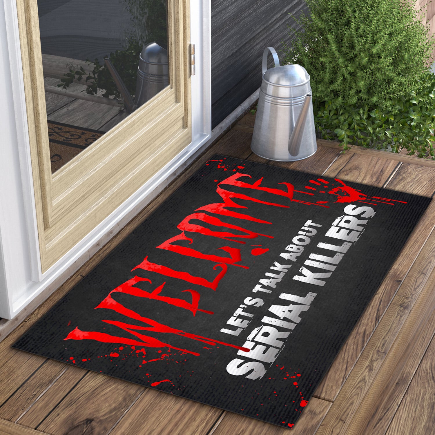 7LV. Welcome Lets Talk About-A(3) Doormat mockup 3