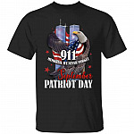 9/11 20th Anniversary Shirt, Black, Unisex T-Shirt