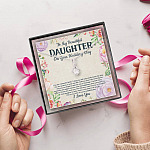 To My Beautiful Daughter On Your Wedding Day You Are A Beautiful Bride Alluring Beauty Necklace