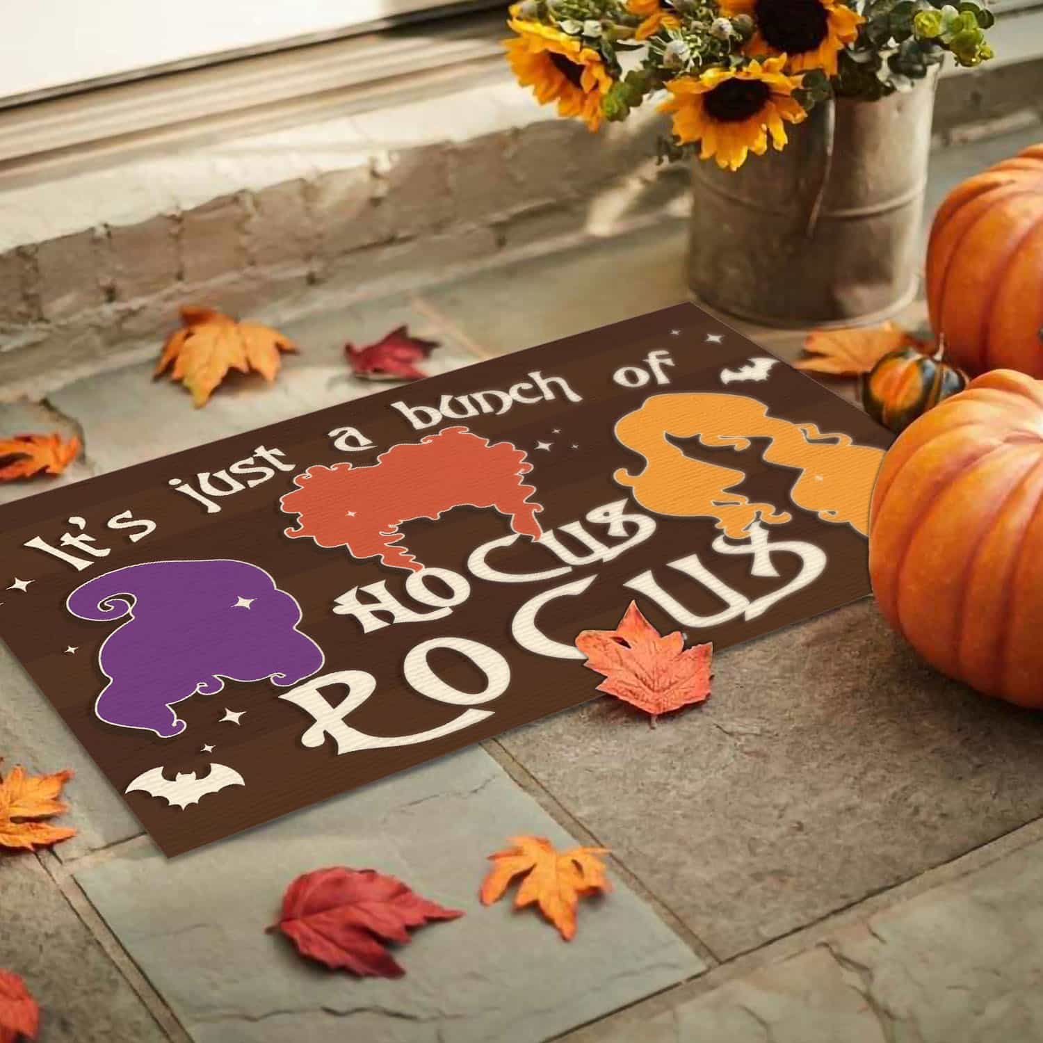 8O. Bunch Of Hocus (5) Doormat mockup 9