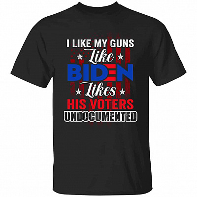 I Like My Guns Tshirt, Black, Unisex T-Shirt