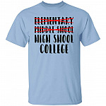 Middle School Graduation Tshirt, Light Blue, Unisex T-Shirt