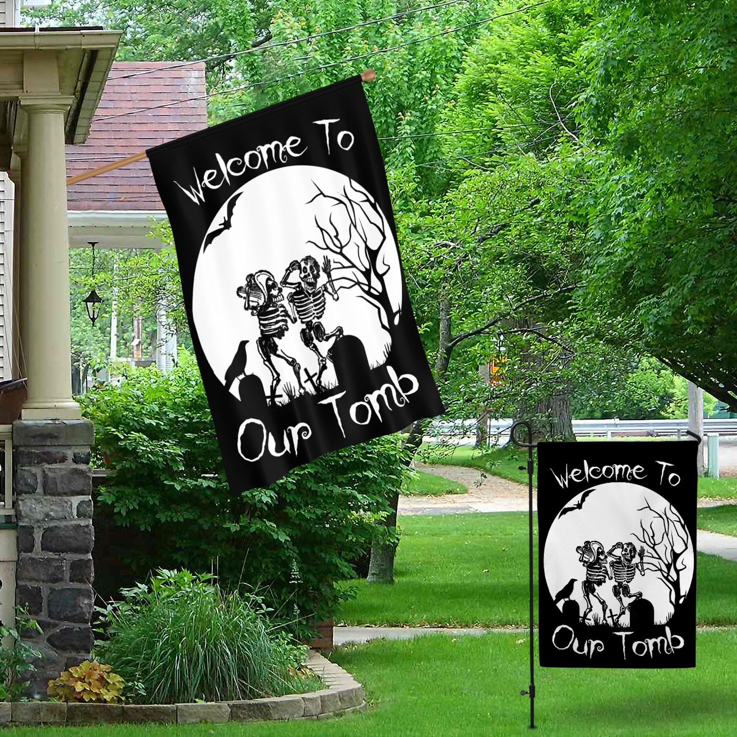 6MH. Welcome Tomb 30x40 Garden & House Mockup 1