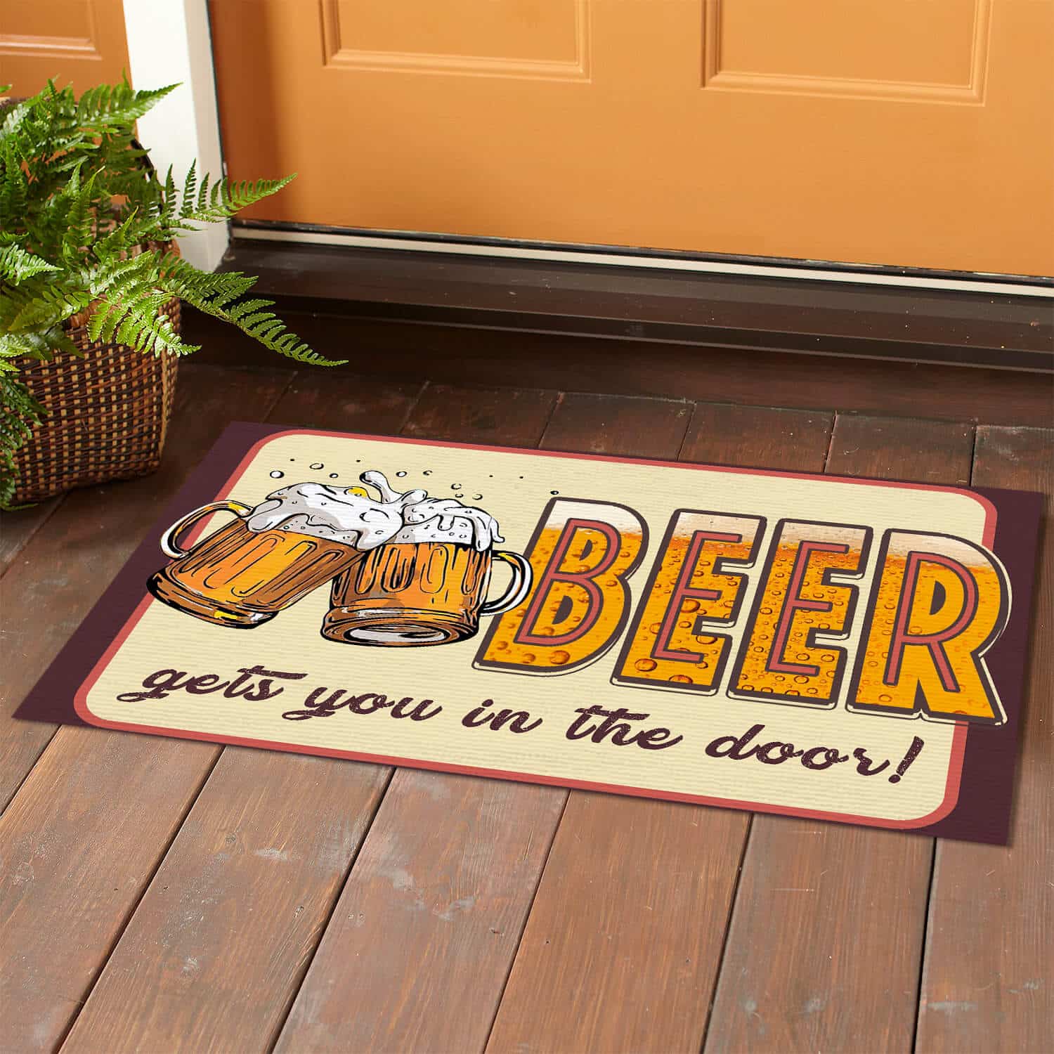 9TM ưu tiên. Beer Door (6) Doormat mockup 1
