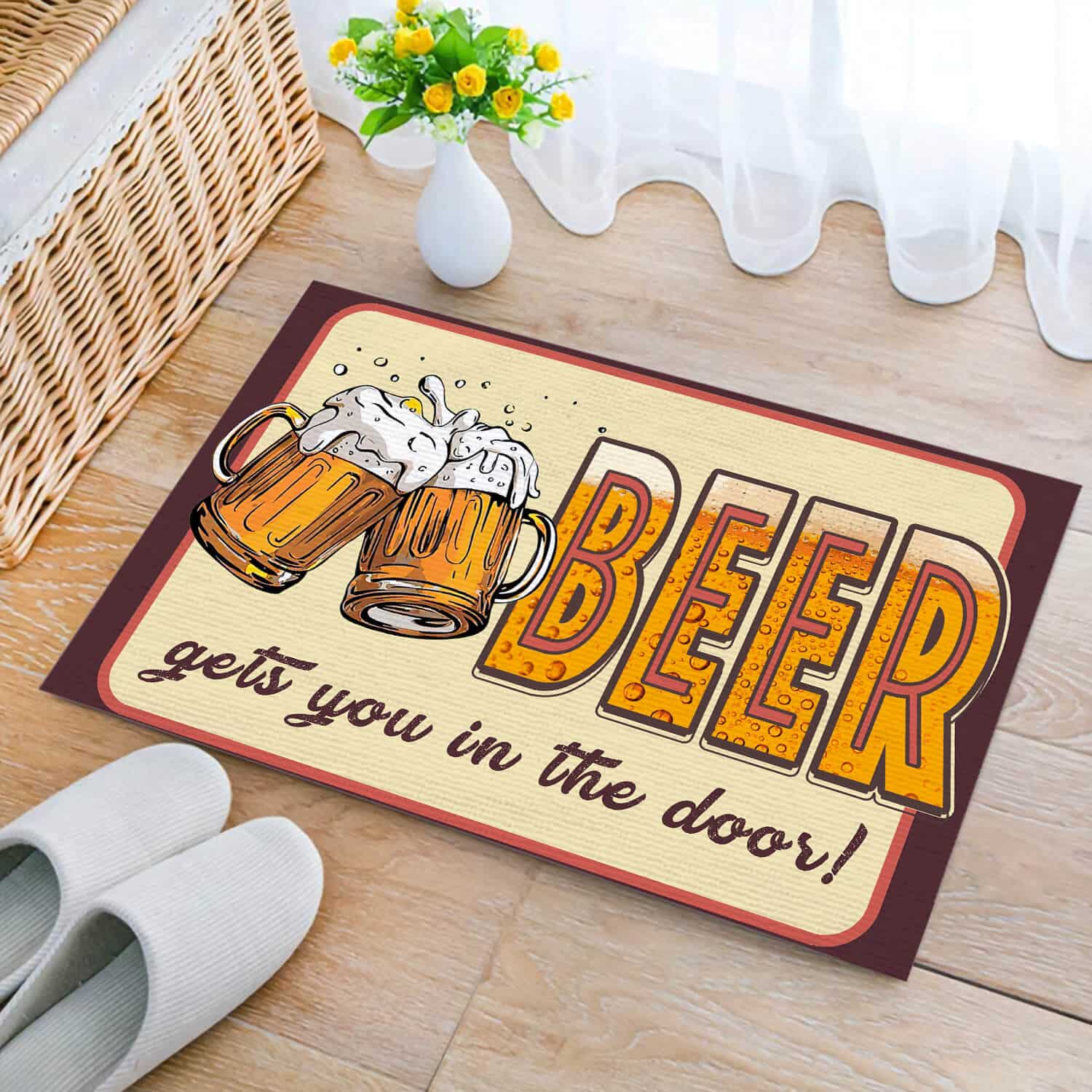 9TM ưu tiên. Beer Door (6) Doormat mockup 2