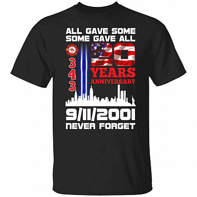 all gave some shirt, Black, Unisex T-Shirt