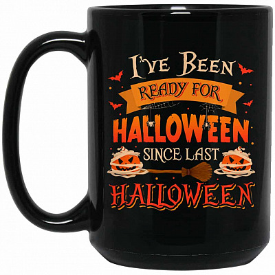 15 oz. Black Mug