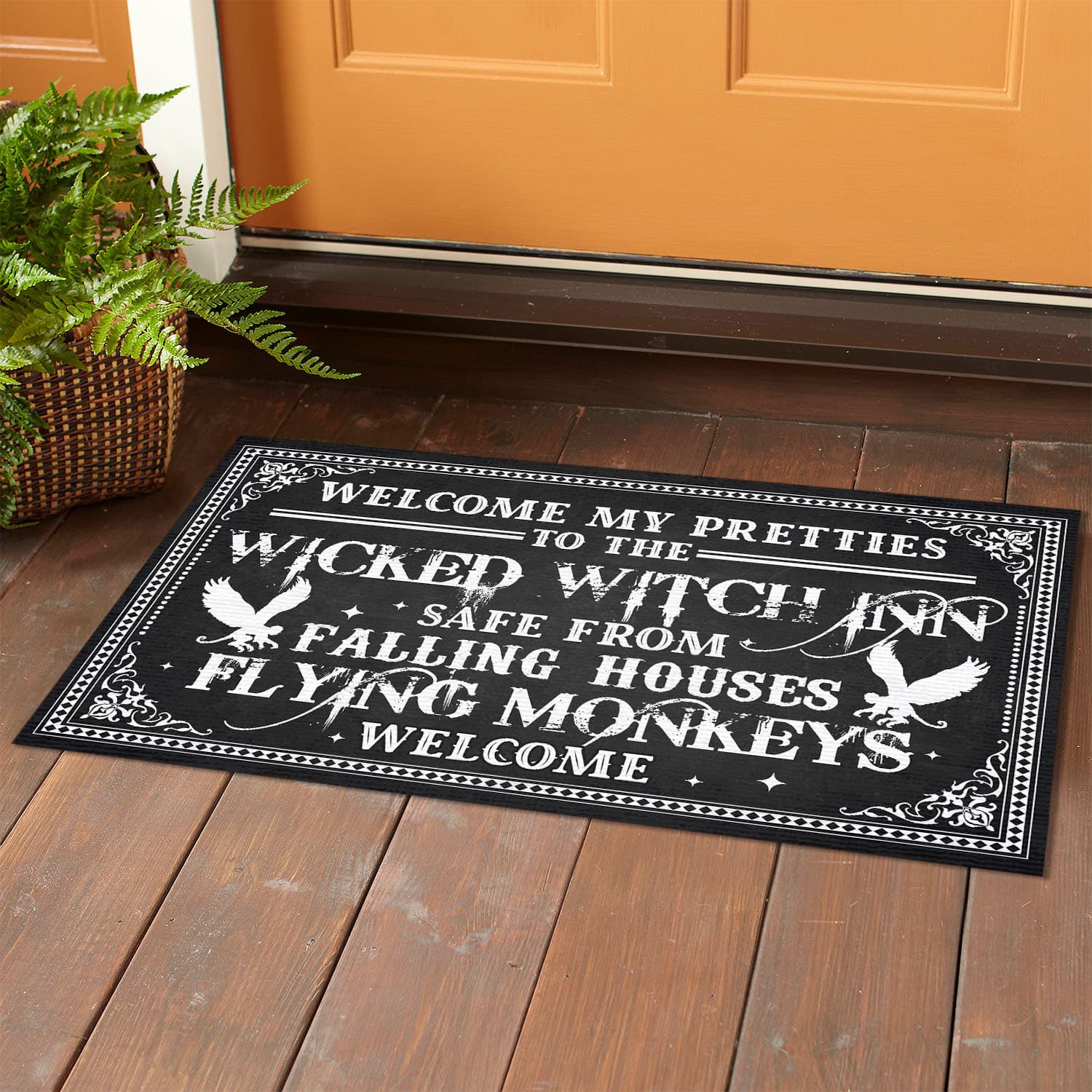 Wicked Witch Inn DOORMAT Doormat mockup 1