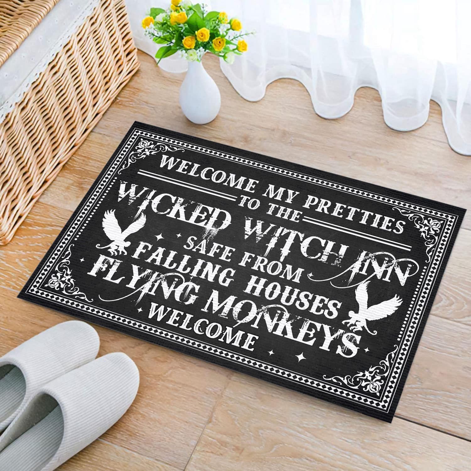 Wicked Witch Inn DOORMAT Doormat mockup 2