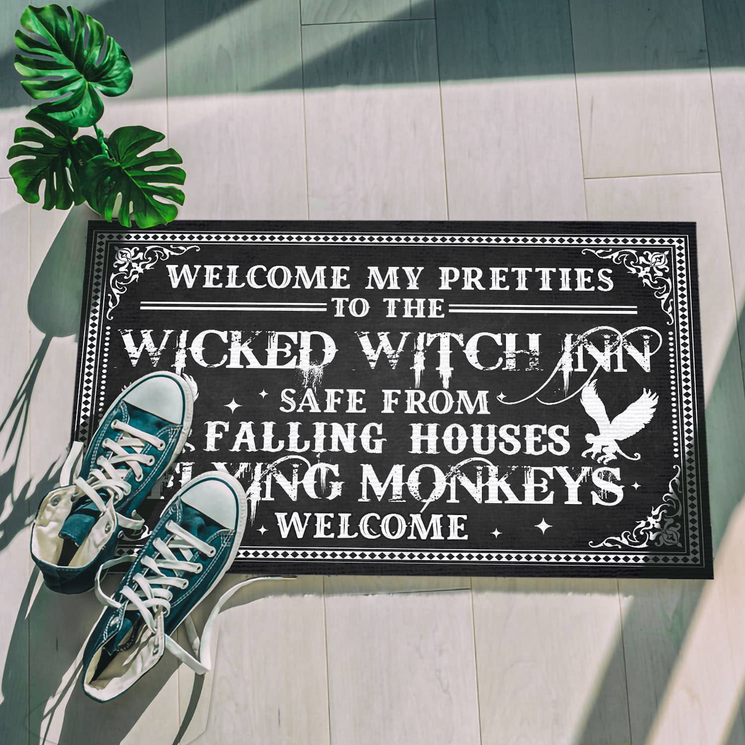 Wicked Witch Inn DOORMAT Doormat mockup 5