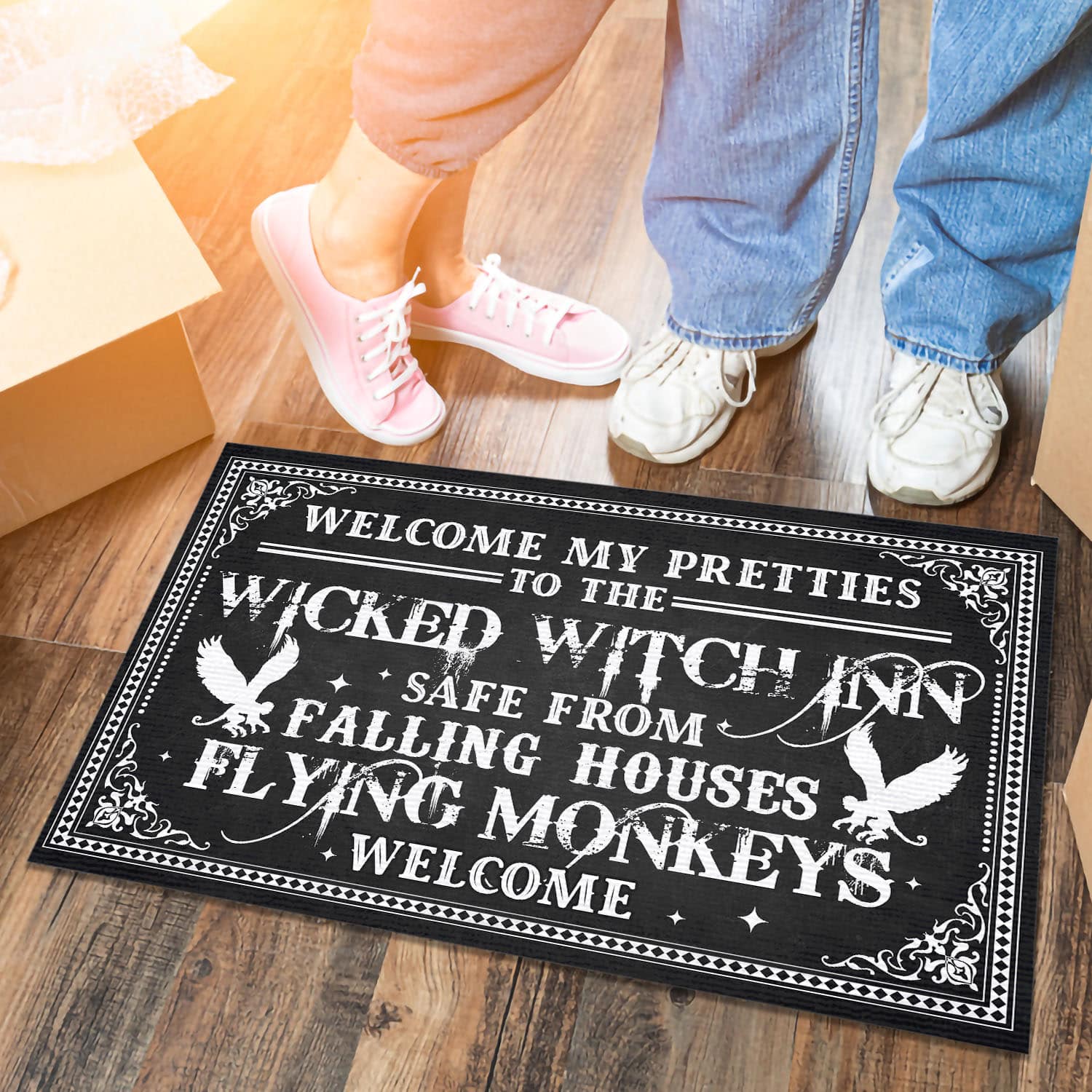 Wicked Witch Inn DOORMAT Doormat mockup 6