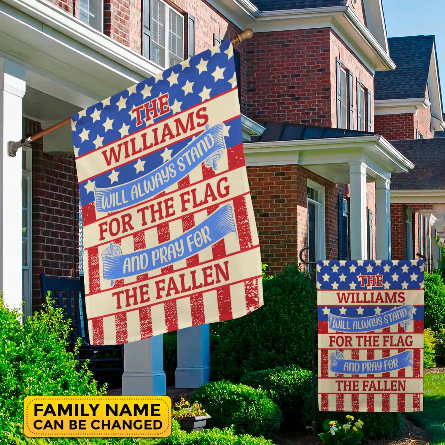 1NH. Will Always Stand flag mk1