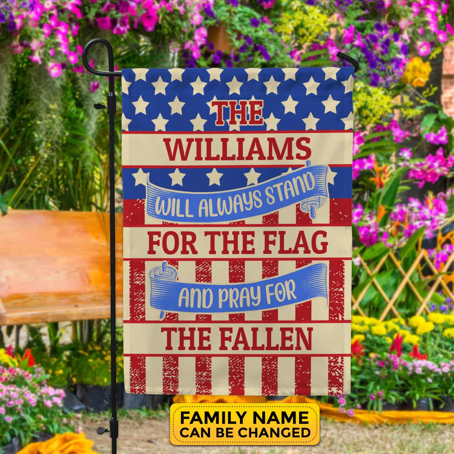 1NH. Will Always Stand flag mk6