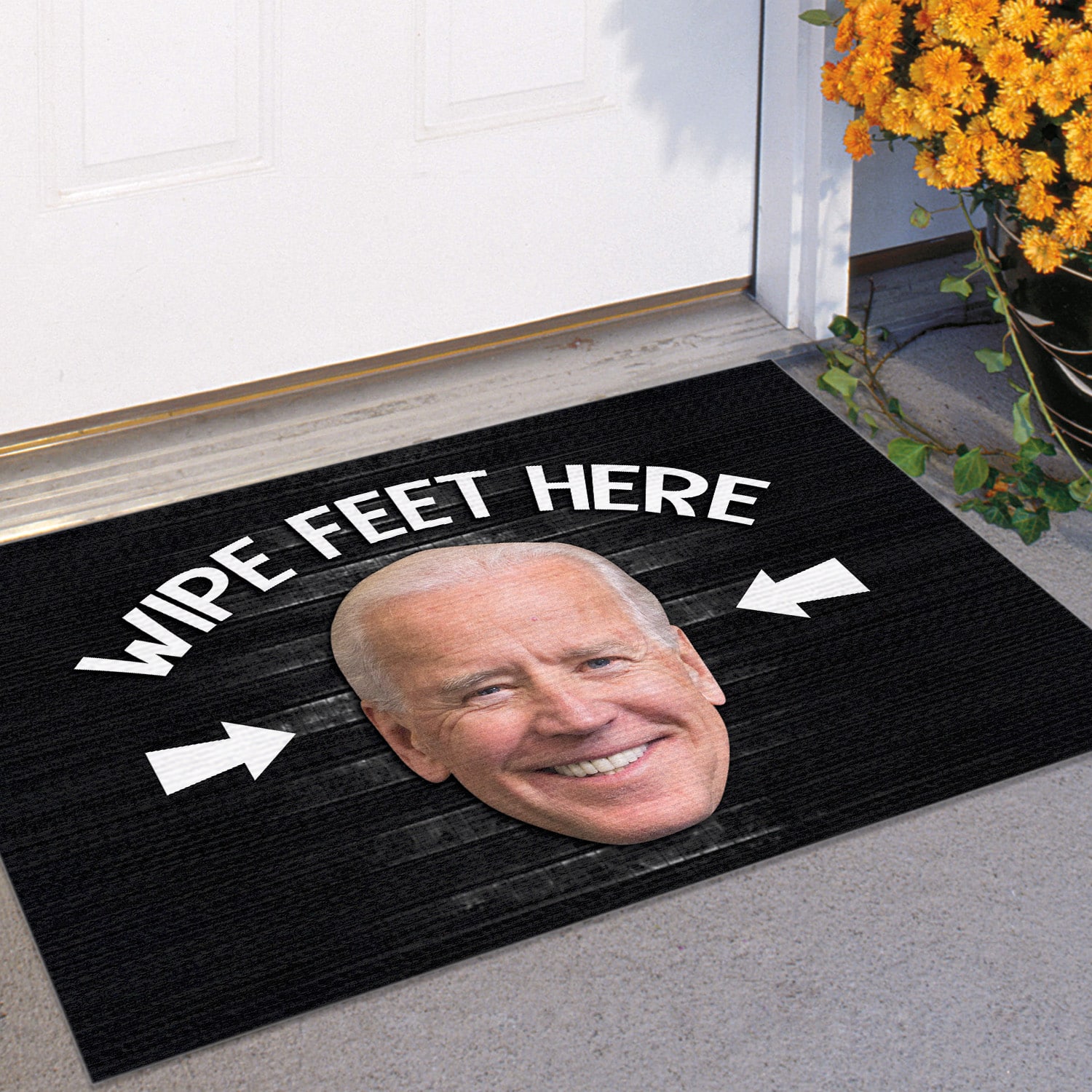 1UT UU TIEN. Wipe Feet Here Doormat mockup 11