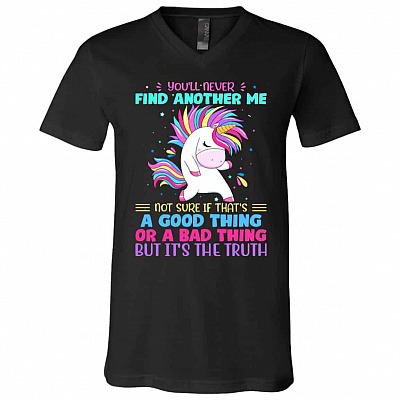 You'll Never Find Tshirt, Black, V-Neck T-Shirt