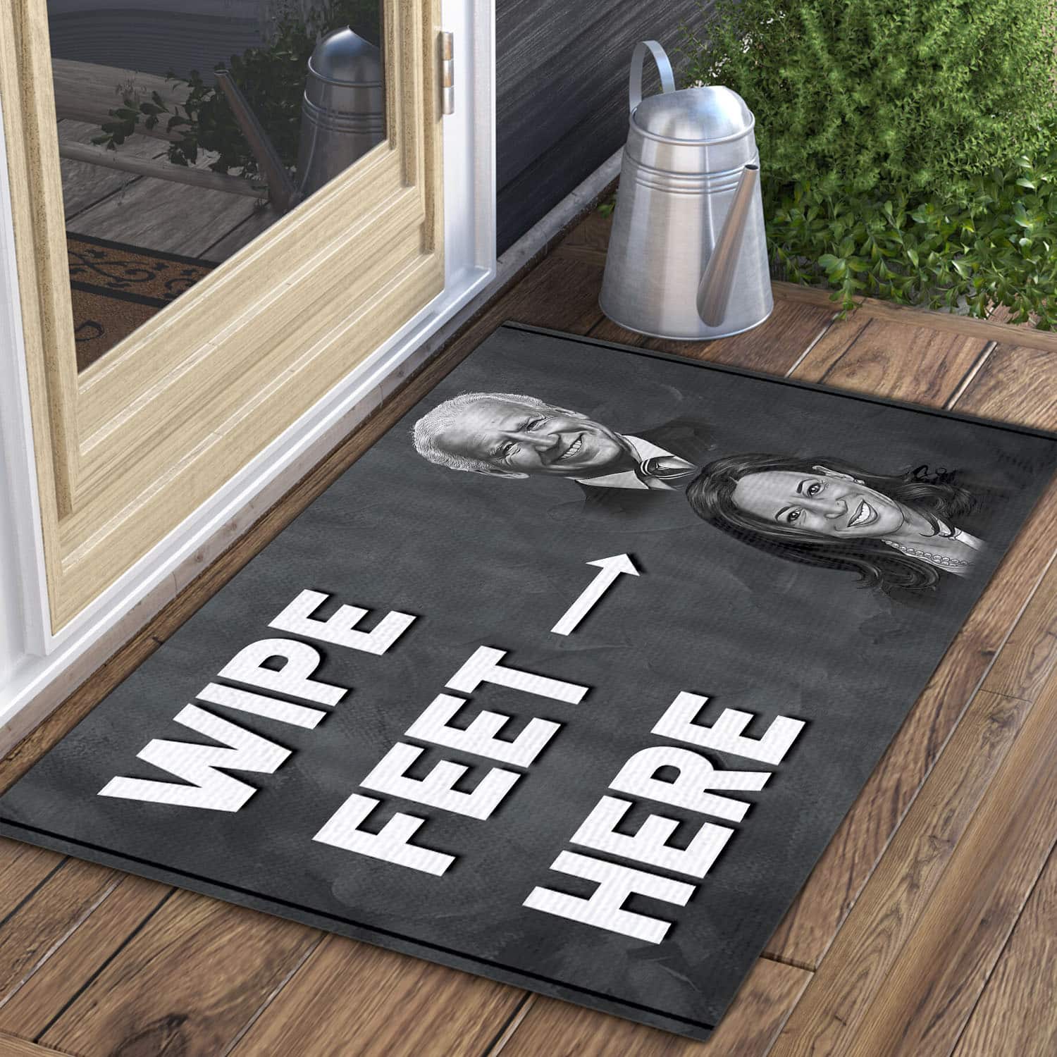 2O uu tien. Wipe Feet Here (4) Doormat Mockup 3