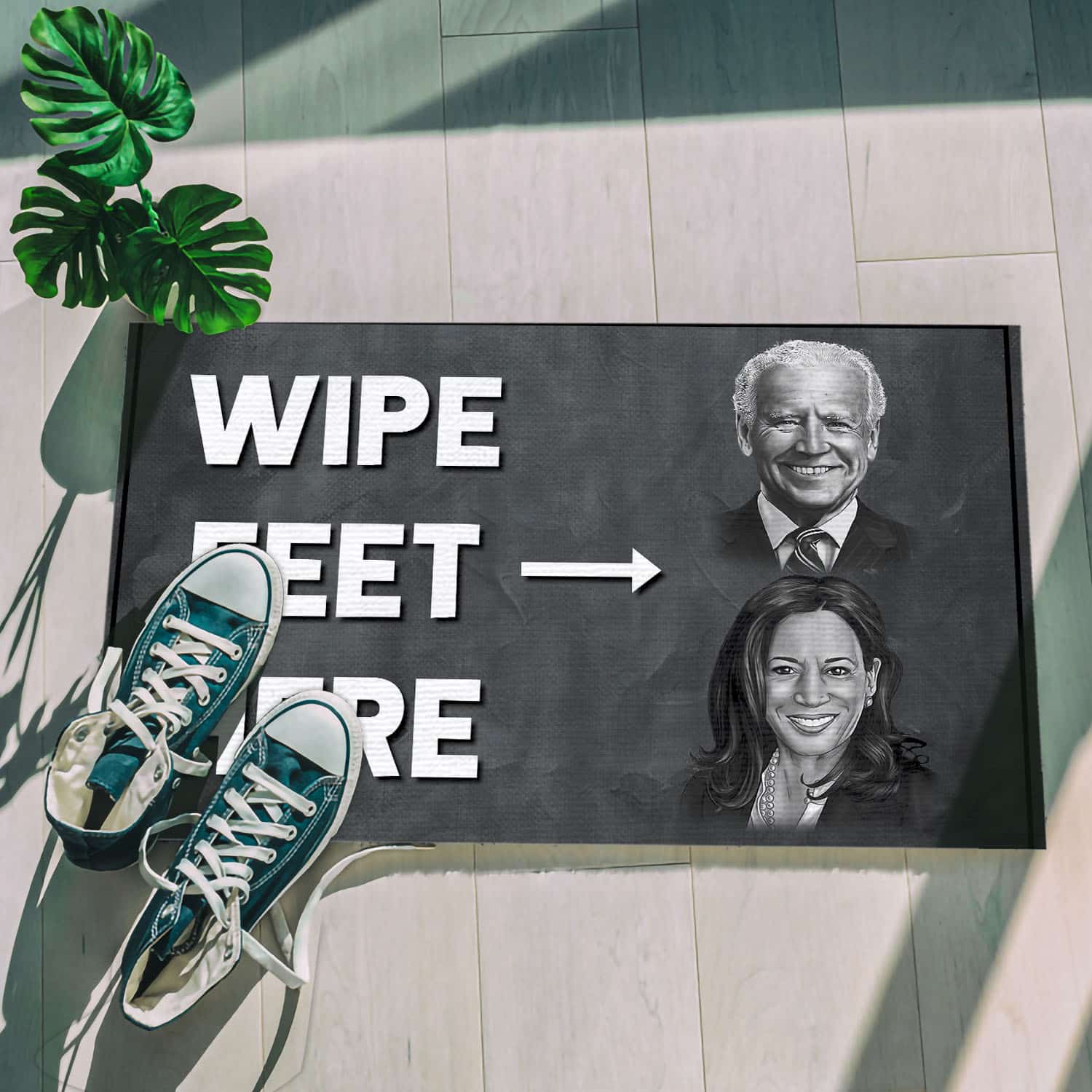 2O uu tien. Wipe Feet Here (4) Doormat mockup 5