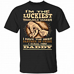 daddy shirt, Black, Youth T-Shirt