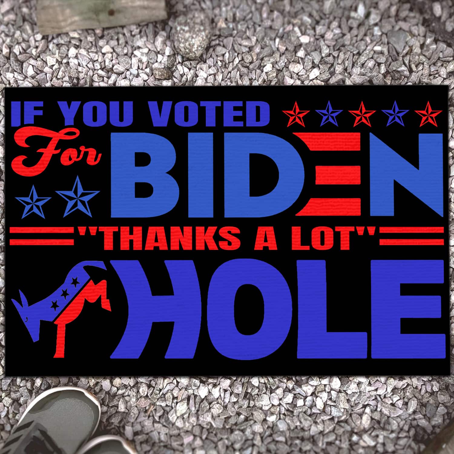 2LV. GAP If You Voted For_doormat Doormat mockup 13