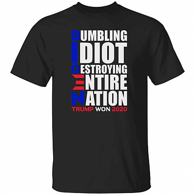 Bumbling Idiot Destroying, Black, Unisex T-Shirt