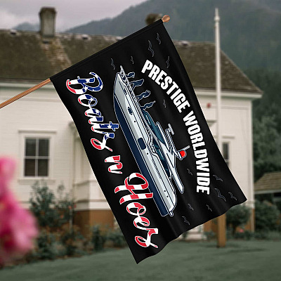 Prestige WorldWide Boats n Hoes Outdoor Decorative Garden Flag - House Flag