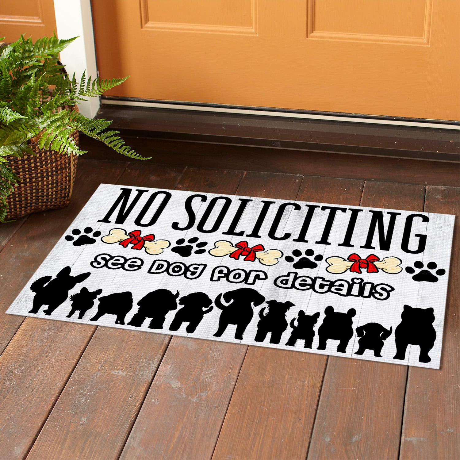 8MH. Soliciting Dog Details Doormat mockup 1