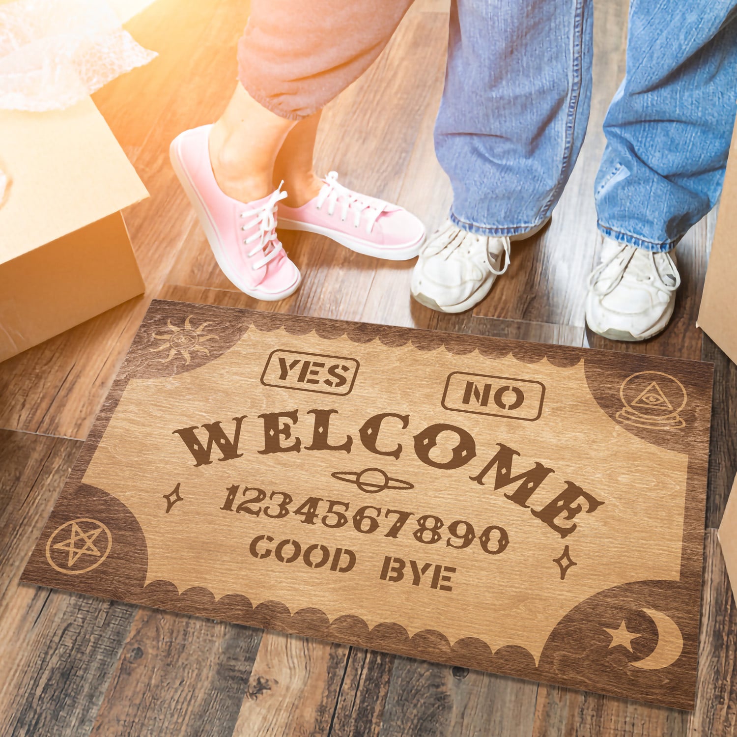 7MH. Welcome Ouija Doormat mockup 6