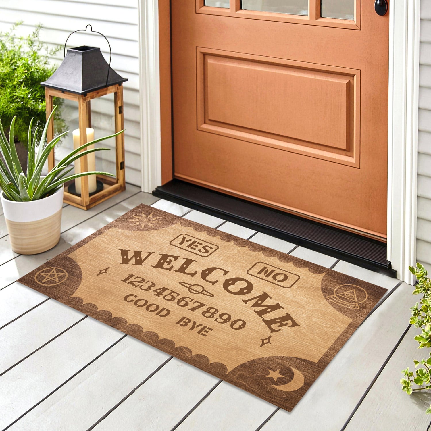 7MH. Welcome Ouija Doormat mockup 8