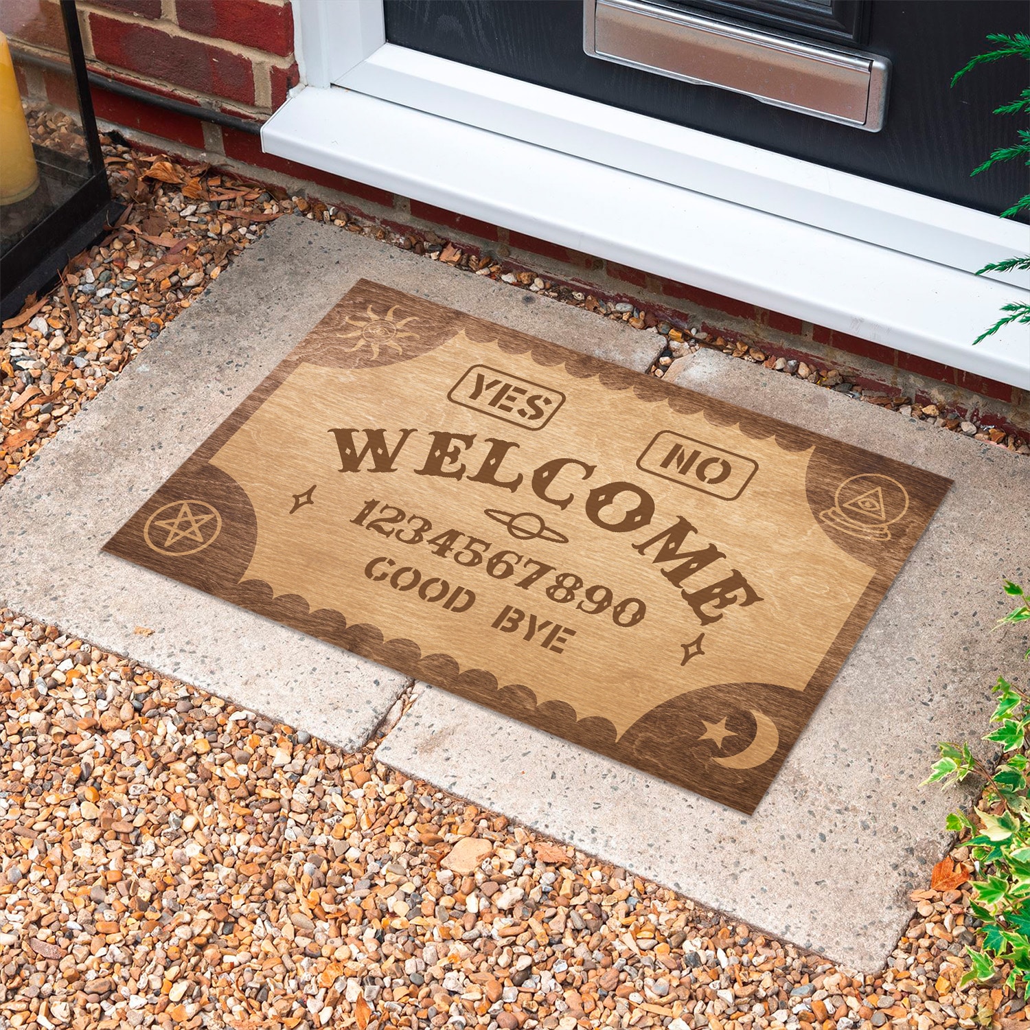 7MH. Welcome Ouija Doormat mockup 10