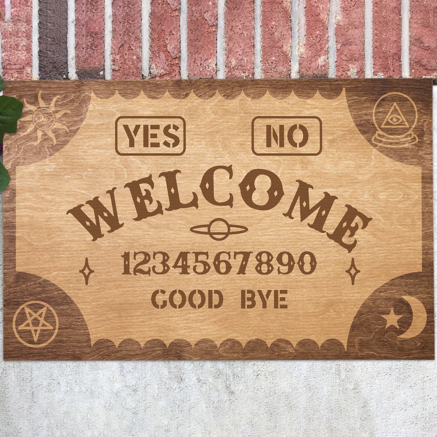 7MH. Welcome Ouija Doormat mockup 12