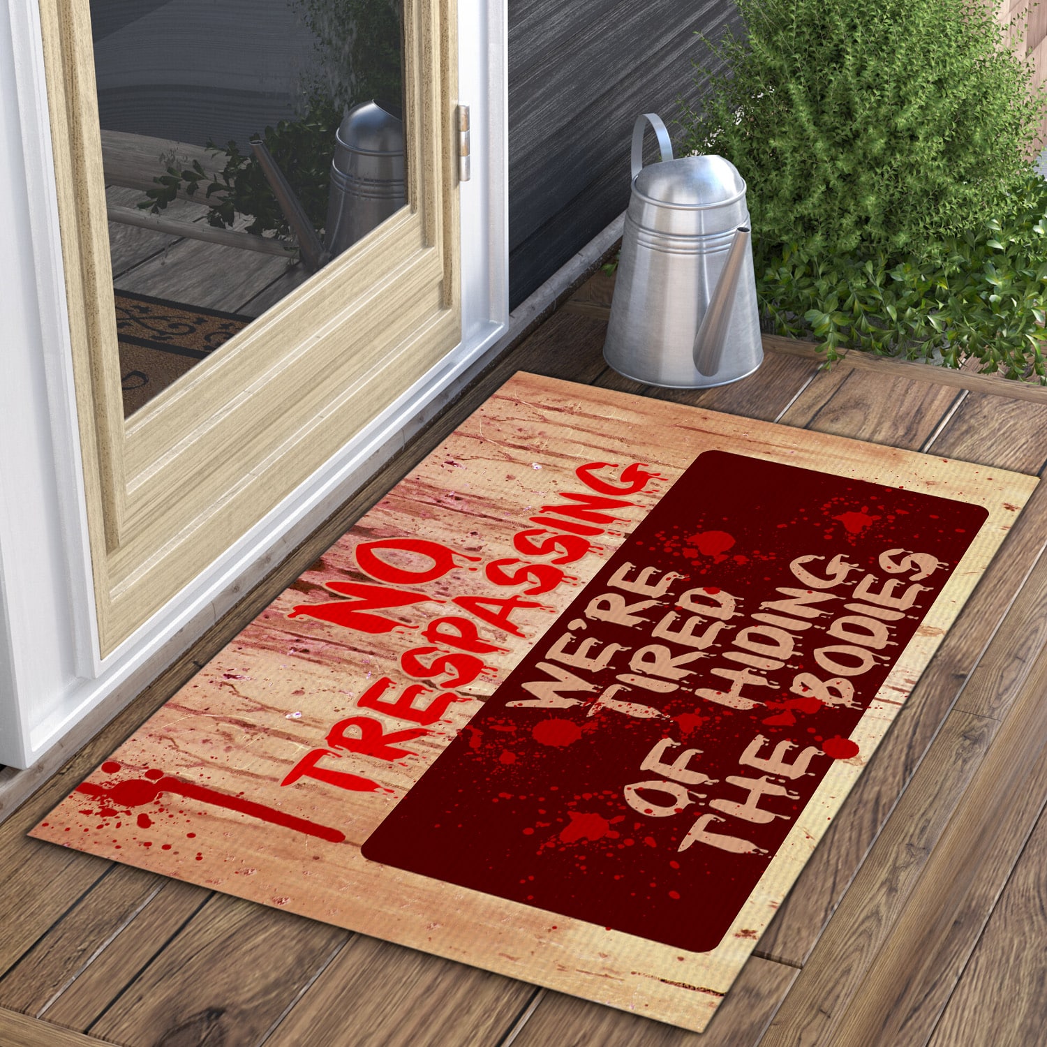 4UT. Hiding The Bodies Doormat mockup 3