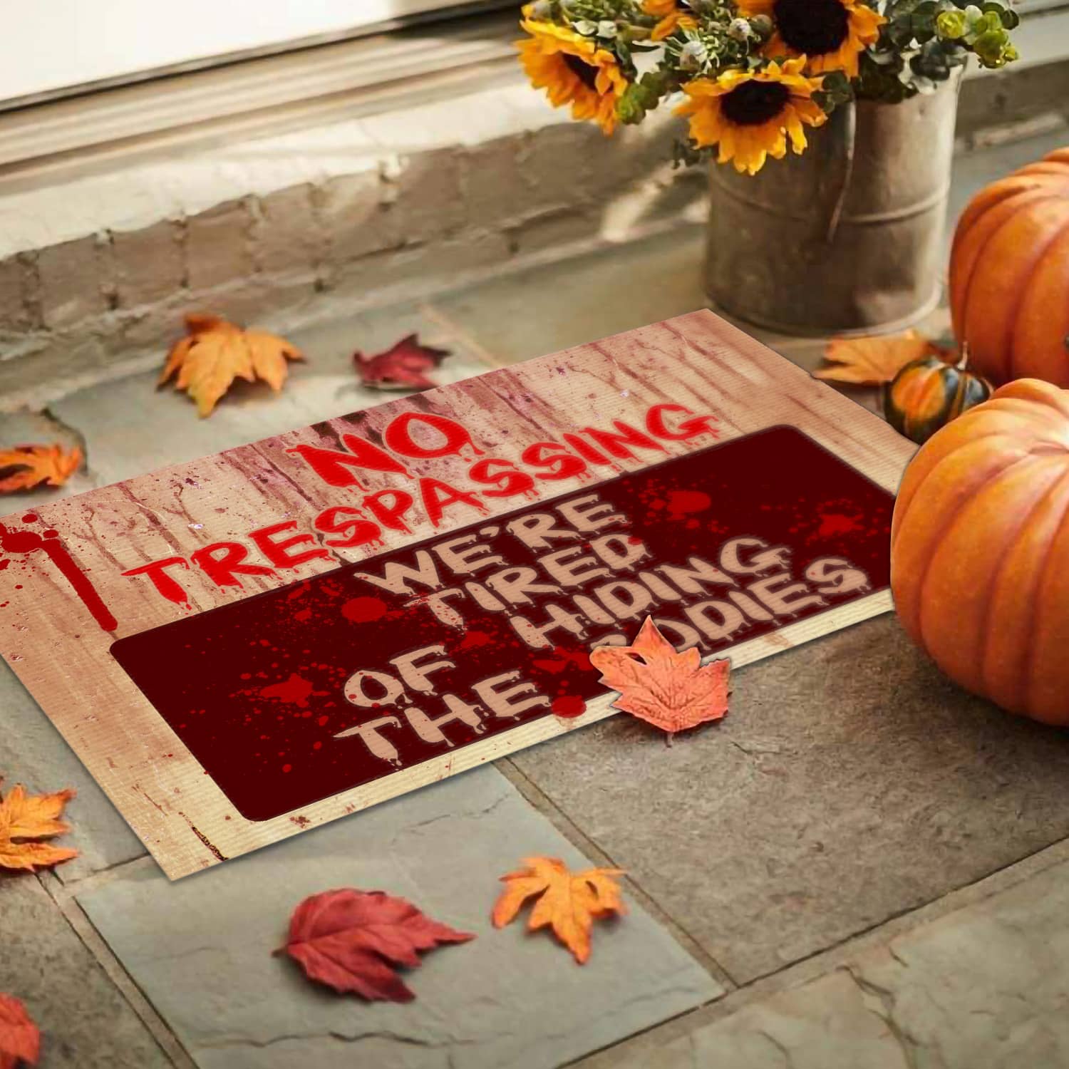 4UT. Hiding The Bodies Doormat mockup 9