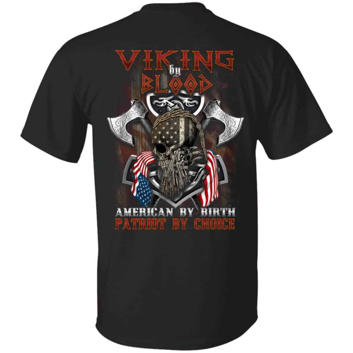 viking by blood shirt, Black, Unisex T-Shirt